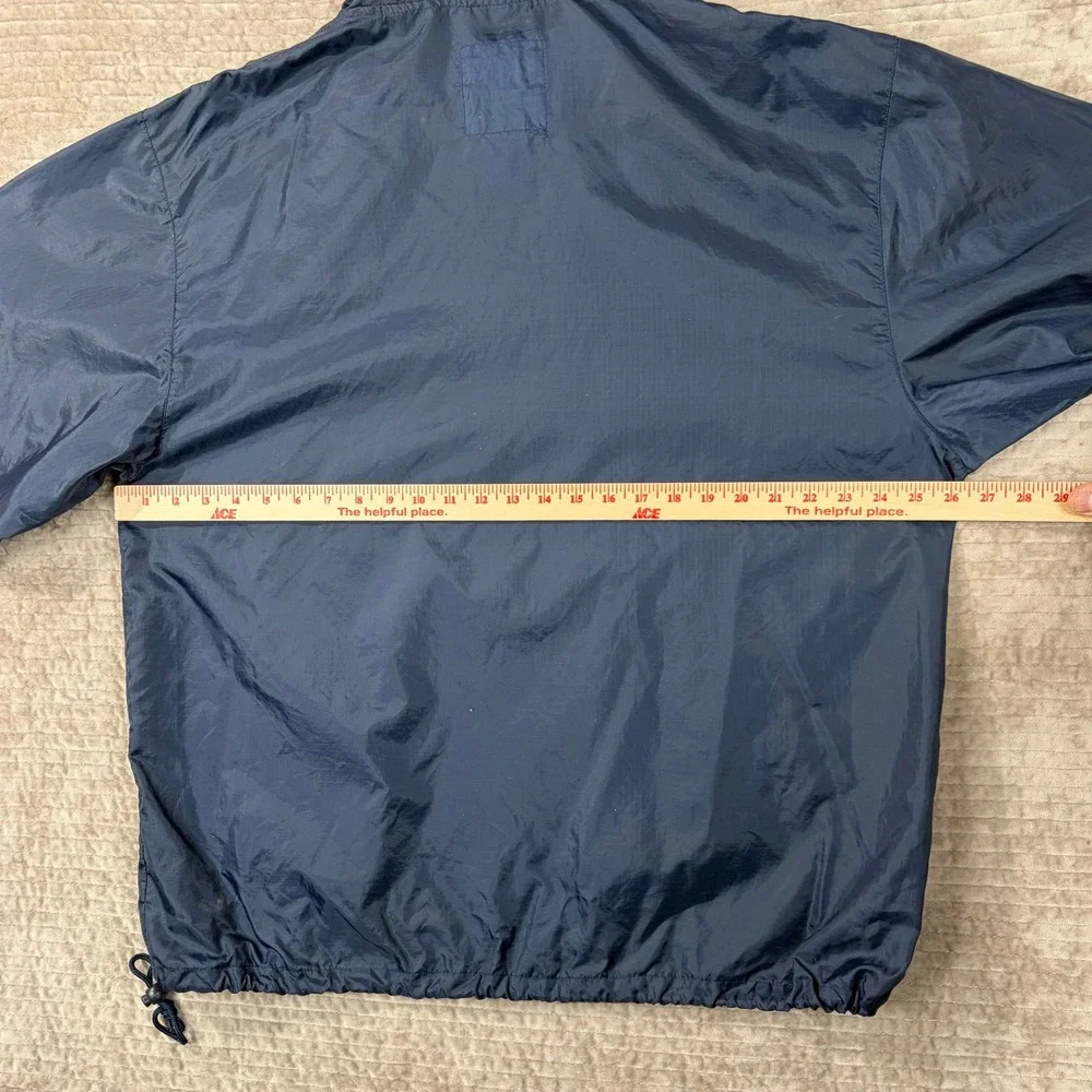 Vintage Turbo Zone Arizona‎ Wildcats Anorak Windbreaker Navy Blue Mens Large